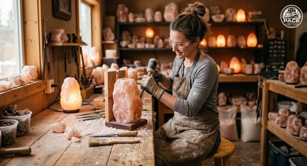 Rock Salt Lamp
